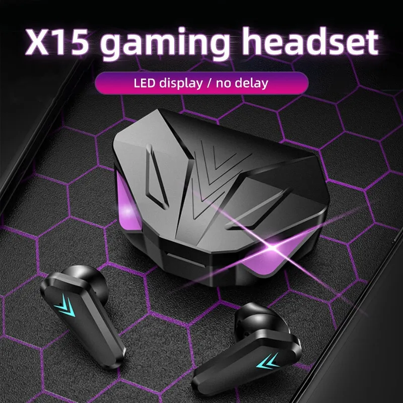 Phone Accessories Amazon - X15 TWS Gaming Earbuds Bezprzewodowe słuchawki